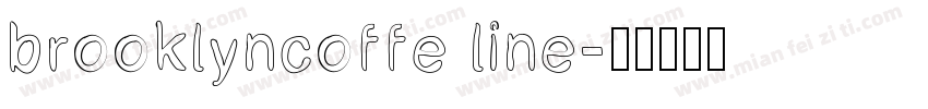 brooklyncoffe line字体转换